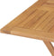 vidaXL - Tuintafel - inklapbaar - 85x85x76 - cm - massief - teakhout