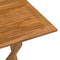 vidaXL Tuintafel inklapbaar 90x60x75 cm massief teakhout