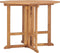 vidaXL - Tuintafel - inklapbaar - 90x90x75 - cm - massief - teakhout