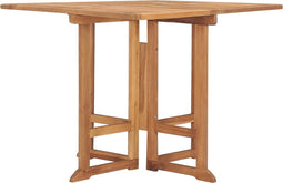 vidaXL - Tuintafel - inklapbaar - 90x90x75 - cm - massief - teakhout