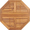 vidaXL - Tuintafel - inklapbaar - 90x90x75 - cm - massief - teakhout