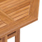 vidaXL - Tuintafel - inklapbaar - 90x90x75 - cm - massief - teakhout