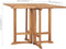 vidaXL - Tuintafel - inklapbaar - 90x90x75 - cm - massief - teakhout