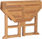 vidaXL - Tuintafel - inklapbaar - 90x90x75 - cm - massief - teakhout