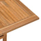 vidaXL - Tuintafel - inklapbaar - 90x90x75 - cm - massief - teakhout