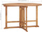 vidaXL - Tuintafel - inklapbaar - Ø110x75 - cm - massief - teakhout