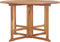 vidaXL - Tuintafel - inklapbaar - Ø110x75 - cm - massief - teakhout