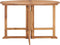 vidaXL - Tuintafel - inklapbaar - Ø110x75 - cm - massief - teakhout