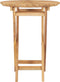 vidaXL - Tuintafel - inklapbaar - Ø60 - cm - massief - teakhout
