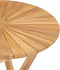 vidaXL - Tuintafel - inklapbaar - Ø60 - cm - massief - teakhout