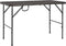vidaXL - Tuintafel - inklapbaar - rattan - look - 120x60x74 - cm - HDPE - bruin