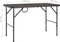 vidaXL - Tuintafel - inklapbaar - rattan - look - 120x60x74 - cm - HDPE - bruin