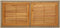 vidaXL - Tuintafel - massief - acaciahout - en - poly - rattan - beige