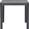 vidaXL - Tuintafel - met - 2 - banken - kunststof - antraciet