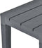 vidaXL - Tuintafel - met - 2 - banken - kunststof - antraciet