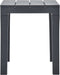 vidaXL - Tuintafel - met - 2 - banken - kunststof - antraciet