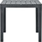 vidaXL - Tuintafel - met - 2 - banken - kunststof - antraciet