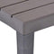 vidaXL - Tuintafel - met - 2 - banken - kunststof - bruin