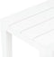 vidaXL - Tuintafel - met - 2 - banken - kunststof - wit