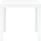 vidaXL - Tuintafel - met - 2 - banken - kunststof - wit