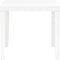 vidaXL - Tuintafel - met - 2 - banken - kunststof - wit