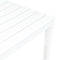 vidaXL - Tuintafel - met - 2 - banken - kunststof - wit