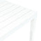 vidaXL - Tuintafel - met - 2 - banken - kunststof - wit