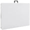 vidaXL - Tuintafel - met - 2 - bankjes - inklapbaar - 180 - cm - staal - en - HDPE - wit