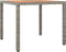 vidaXL - Tuintafel - met - houten - blad - poly - ratten - en - acaciahout - grijs