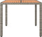 vidaXL - Tuintafel - met - houten - blad - poly - ratten - en - acaciahout - grijs