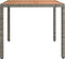 vidaXL - Tuintafel - met - houten - blad - poly - ratten - en - acaciahout - grijs