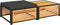 vidaXL - Tuintafel - met - kruk - massief - acaciahout