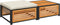 vidaXL - Tuintafel - met - kruk - massief - acaciahout