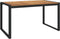 vidaXL Tuintafel met U-vormige poten 140x80x75 cm massief acaciahout
