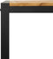 vidaXL Tuintafel met U-vormige poten 140x80x75 cm massief acaciahout