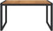 vidaXL Tuintafel met U-vormige poten 140x80x75 cm massief acaciahout