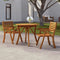 vidaXL - Tuintafel - Ø - 85 - cm - massief - acaciahout