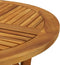 vidaXL - Tuintafel - Ø - 85 - cm - massief - acaciahout