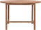 vidaXL - Tuintafel - Ø110x75 - cm - massief - teakhout