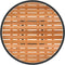 vidaXL - Tuintafel - Ø70 - cm - poly - rattan - en - massief - acaciahout - zwart