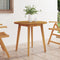 vidaXL - Tuintafel - Ø85x75 - cm - massief - acaciahout