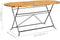 vidaXL - Tuintafel - ovaal - 160x85x74 - cm - massief - acaciahout