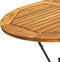 vidaXL - Tuintafel - ovaal - 160x85x74 - cm - massief - acaciahout