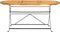 vidaXL - Tuintafel - ovaal - 160x85x74 - cm - massief - acaciahout