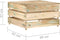 vidaXL - Tuintafel - pallet - geïmpregneerd - grenenhout