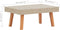 vidaXL - Tuintafel - poly - rattan - beige