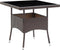 vidaXL - Tuintafel - poly - rattan - bruin