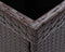vidaXL - Tuintafel - poly - rattan - bruin