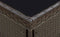 vidaXL - Tuintafel - poly - rattan - en - glas - bruin