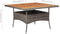 vidaXL - Tuintafel - poly - rattan - en - massief - acaciahout - grijs
